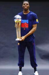 A hug Congratulations to our Ambassador James Nnaji