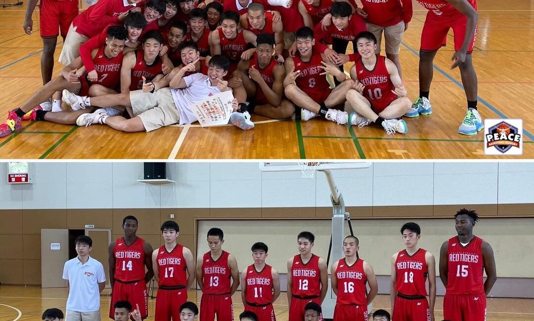 Our ambassador MO and kelvin heading to the Japanese high school basketball fina